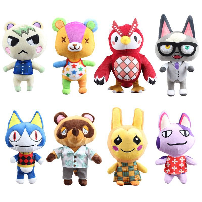 Animal Crossing 30cm/11.8in Mainan Mewah Jahitan Boneka Bob Marshal Celeste Stuffed