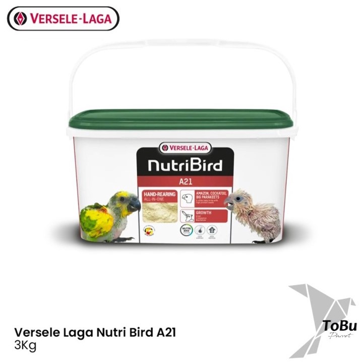 Nutribird A21 3kg Versele Laga Bubur Loloh Burung 3 KG