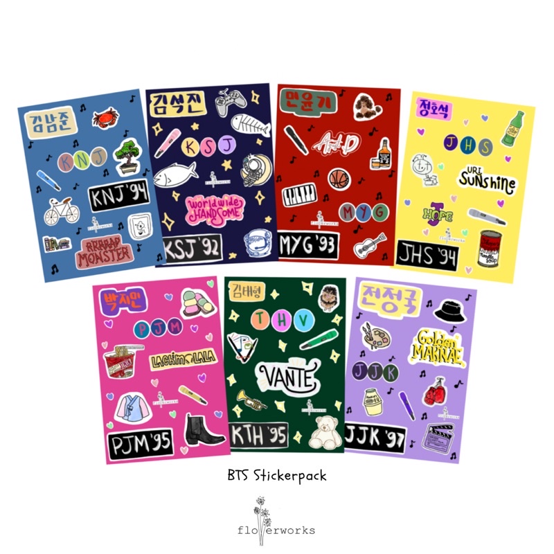 

Epilogue: Stickerpack BTS Flowerworks