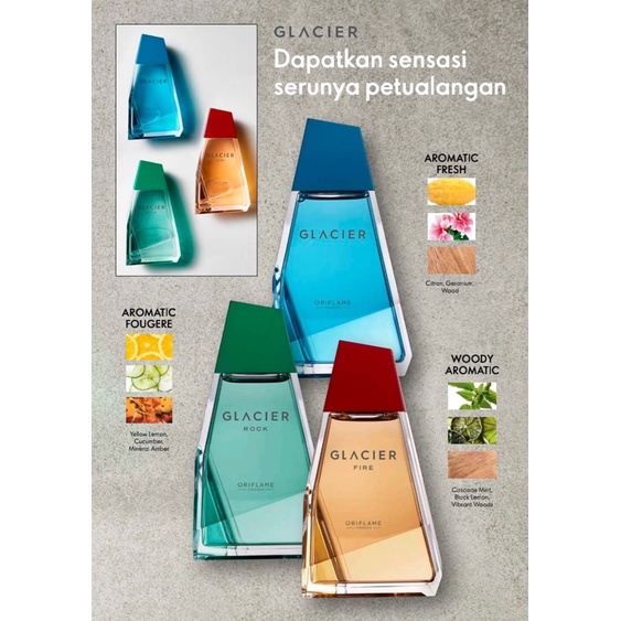Glacier Rock eau de toilette / glacier fire eau de toilette