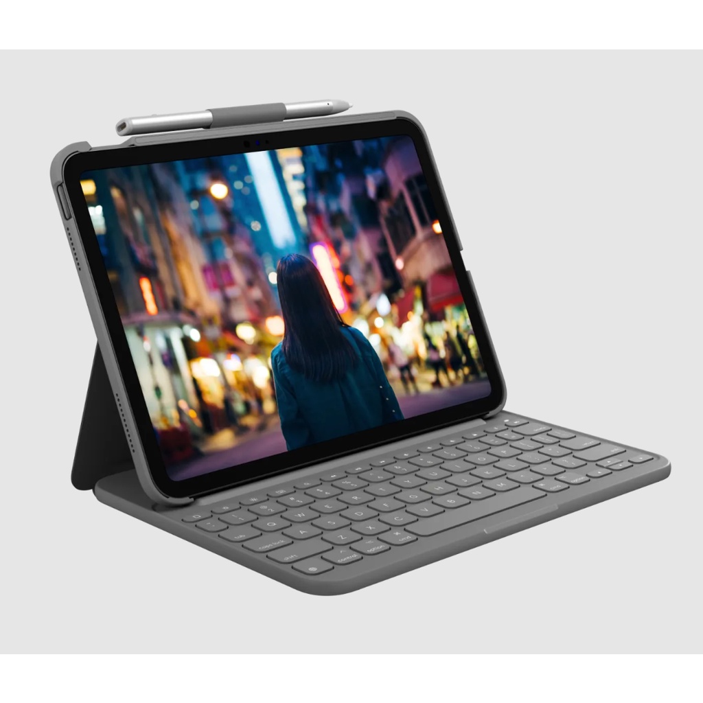 Logitech Slim Folio Keyboard Case for iPad 10 Gen 10th 10.9&quot; Inch