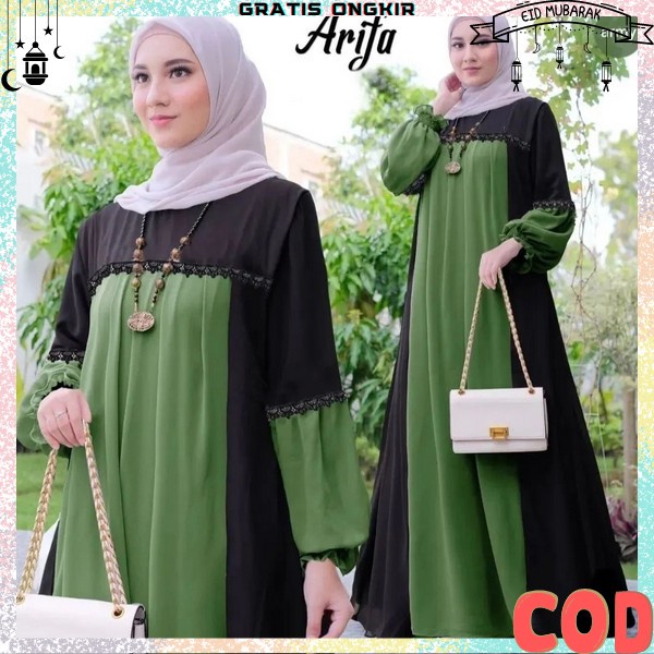 Baju Muslim Model Terbaru Bju Muslimah Dewasa Casual Baju Gamis Terbaru 2023 Dres Syari Import Premi