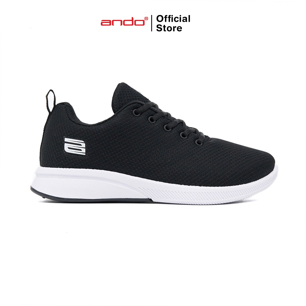 Ando Sneakers Sepatu Sneakers Elsie Wanita Hitam Putih Sneakers Elsie Wanita - Hitam/Putih
