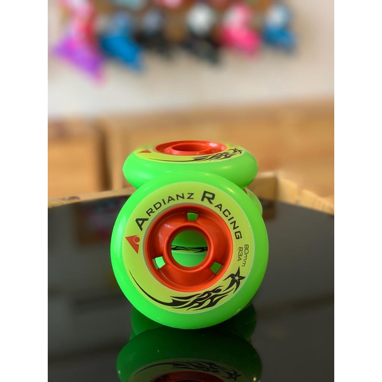 Roda Sepatu Roda Inline Skate Ardianz Racing - 80MM Green