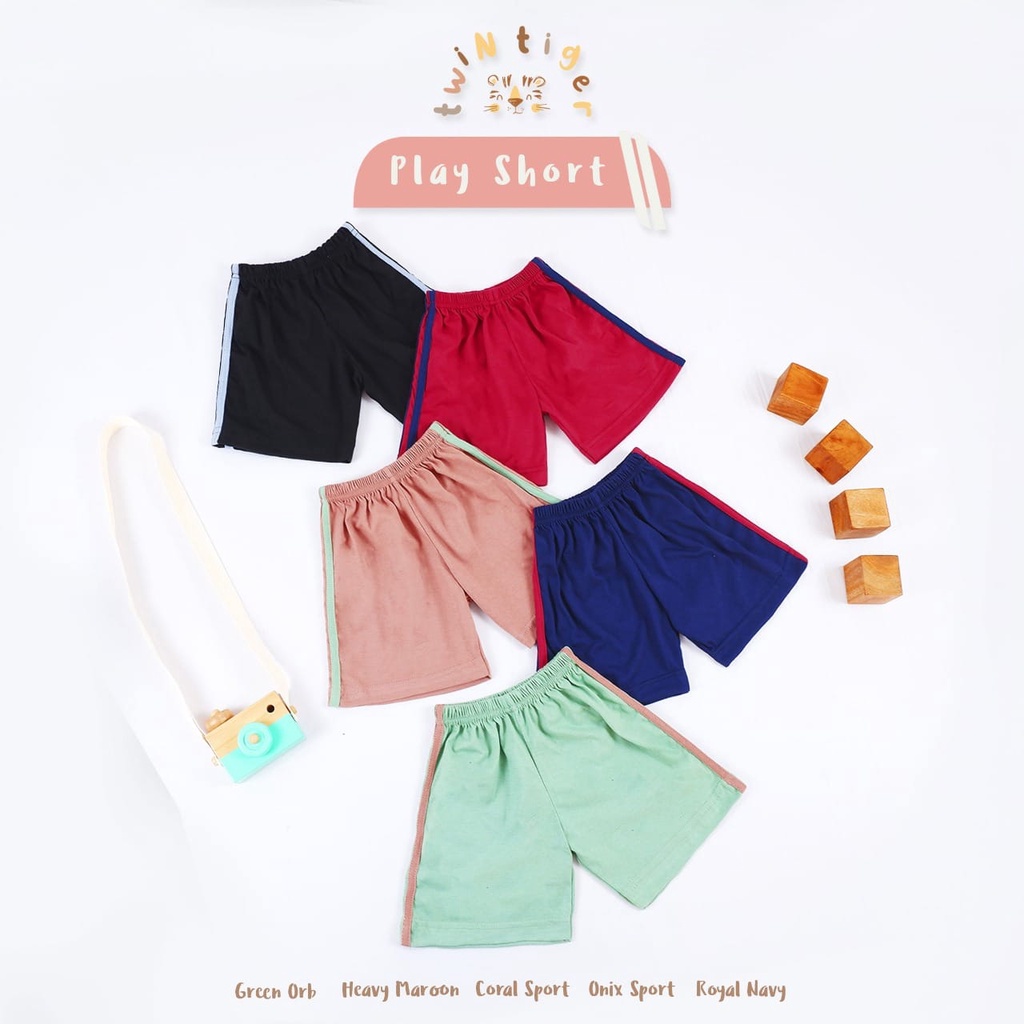 Twin Tiger Play Short Celana Pendek Anak / Celana Pendek Anak 1 - 5 Tahun