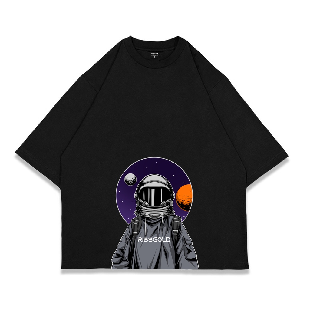 Ribsgold Kaos Oversize Graphic Pria - AstroMoon