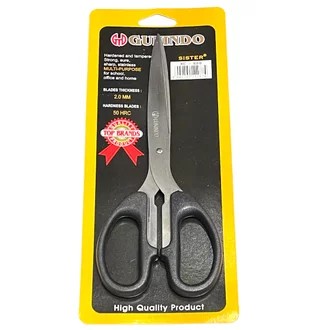 

Gunting Sister Gunindo KA - 838 Blister Sciccors Stainless Steel Warna Hitam Satuan SHAGB