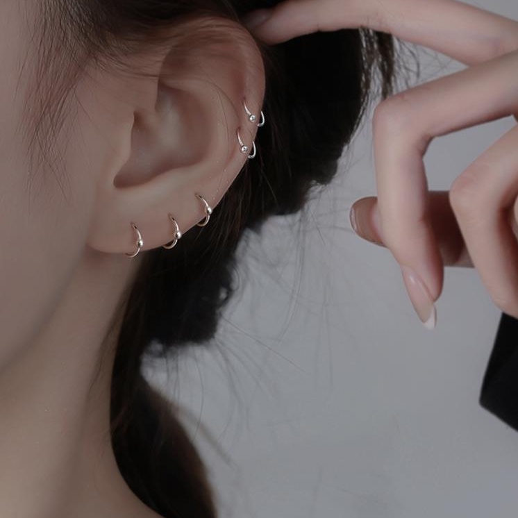 Anting Baja Titanium Korea Selatan Anting Tulang Telinga Baru Anting Aksesoris Hadiah