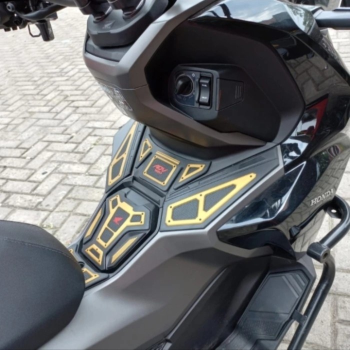 

TERLARIS | stiker tankpad deckpad karet full set ADV 160 - gold