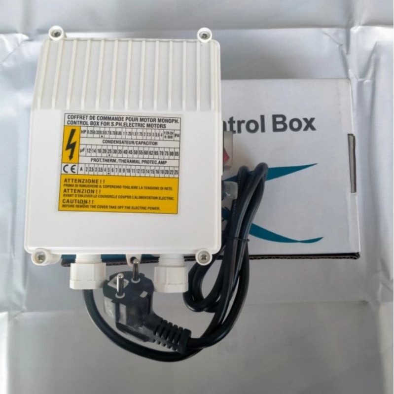 CONTROL BOX POMPA SATELIT SUMBERSIBLE 2HP PANNEL BOX 2HP