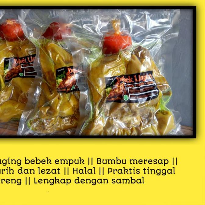 

COD [KF7] BEBEK UNGKEP BABA HAJI 1EKOR SUDAH DENGAN SAMBAL