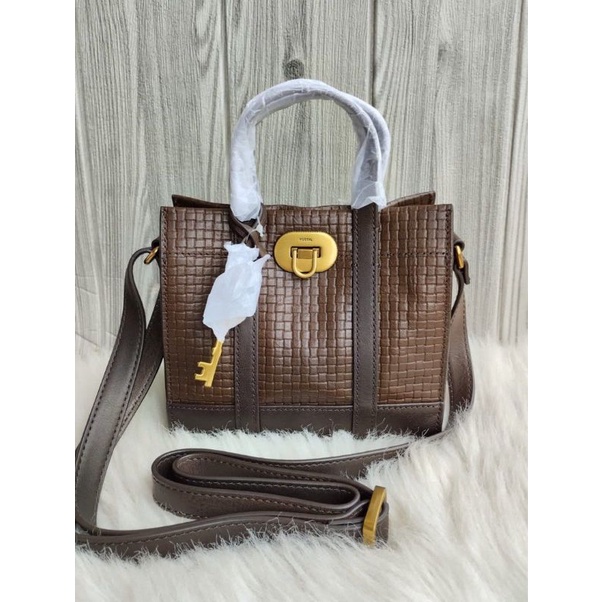 Tas wanita FossilOriginal Carmen MINI Crossbody espresso