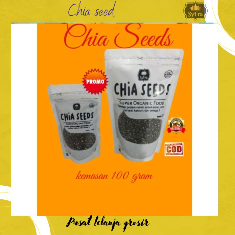 chia seed 100g/ chia seed organic/ chia seed murah/cia seed