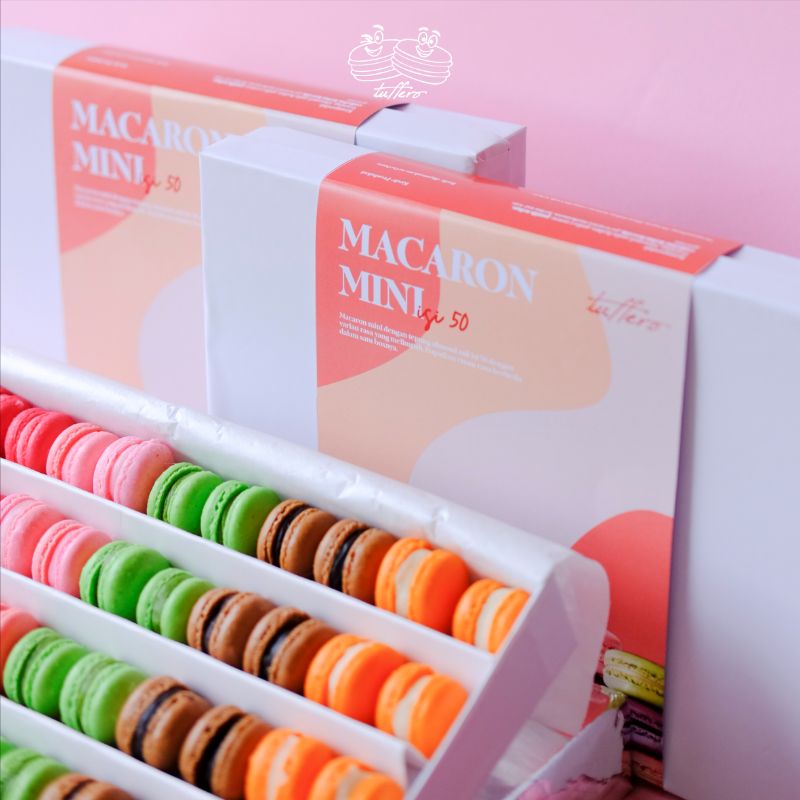 MACARON MINI ISI 50 MIX MACAROON KECIL