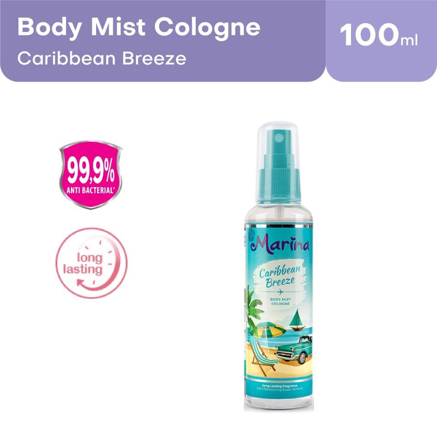 Marina Hair &amp; Body Mist Cologne - 100ml Kosmetik Arjuna