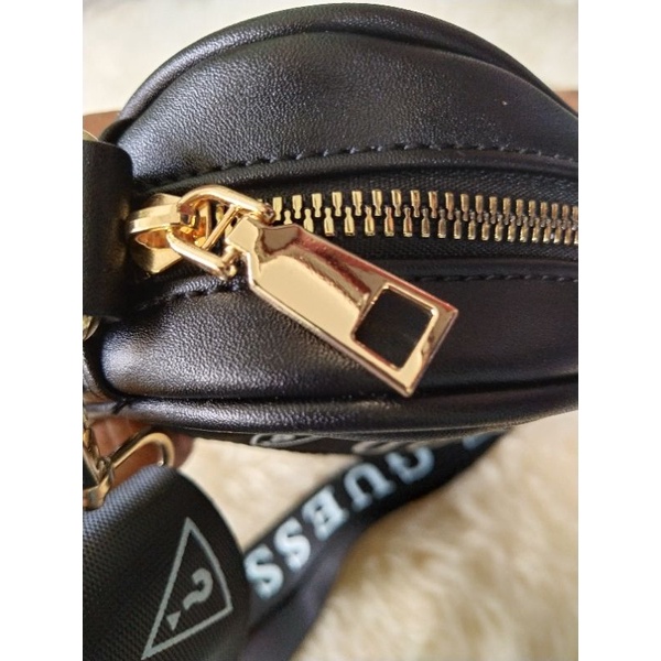 Slingbag Crossbody black logo Guess