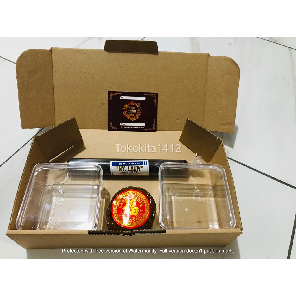 Box Hampers Imlek Tokokita Kardus Gift 30 x 15 x 7