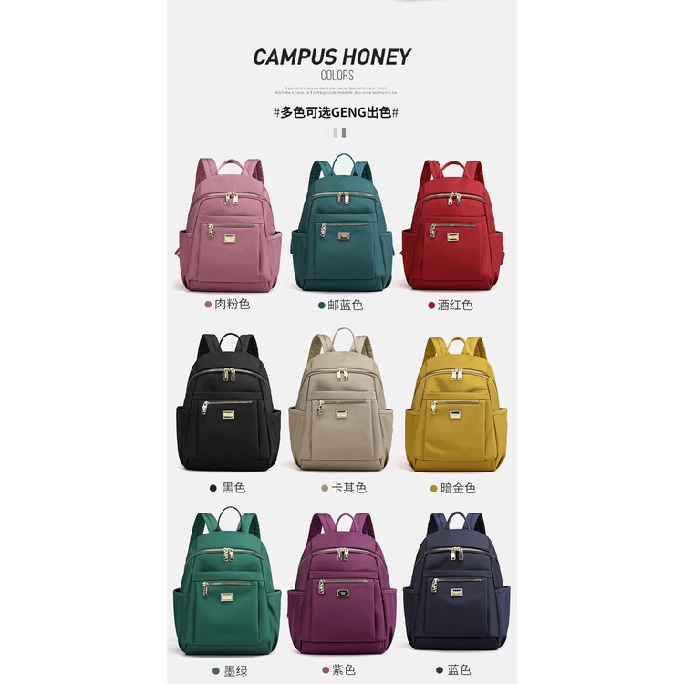 Tas Wanita Tas Ransel Korea Remaja Sekolah Kuliah Wanita Backpack Terbaru 2023 Tas Fashion Chibao Original 00429