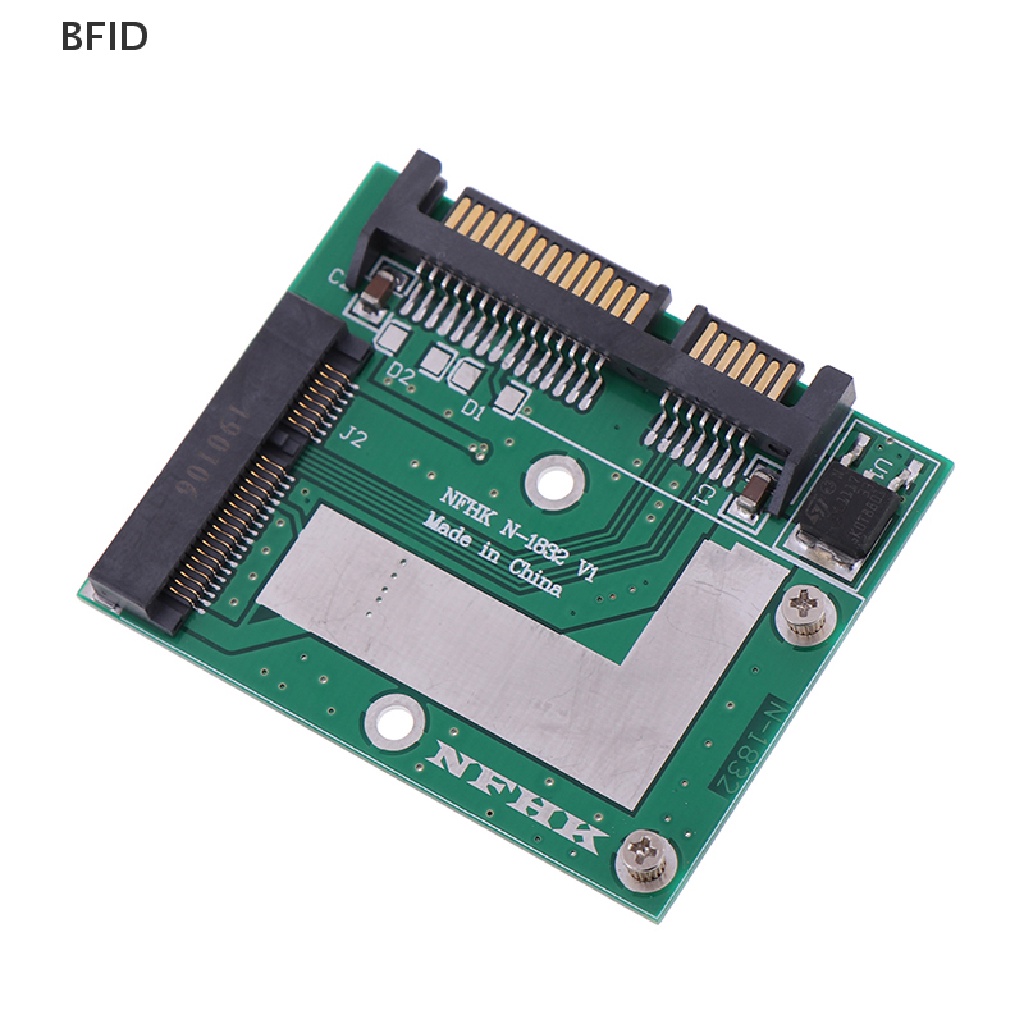 [BFID] Msata ssd Ke 2.5 ''SATA 6.0gps adapter converter Kartu Modul Papan mini pcie ssd [ID]