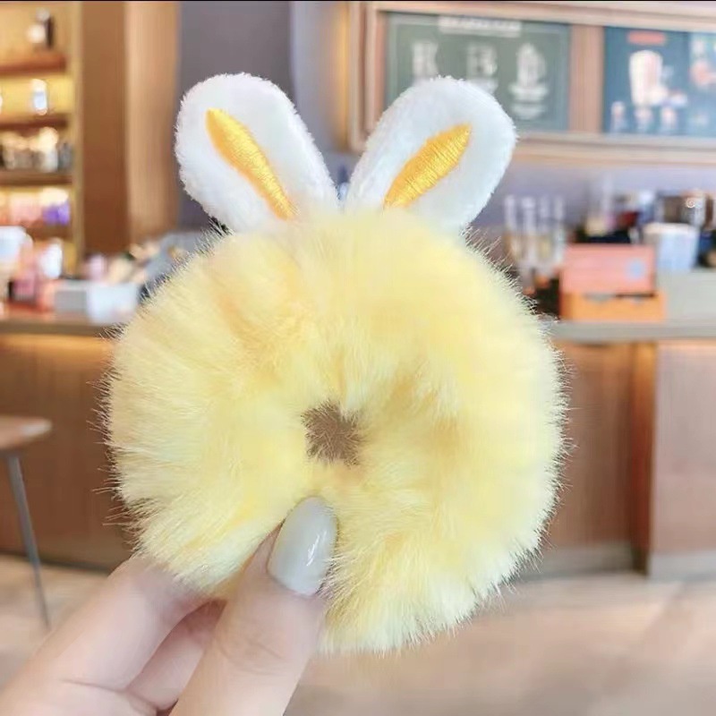 Cute Bunny Ears Ikat Rambut Anak/Dewasa/Hiasan Rambut Bunny