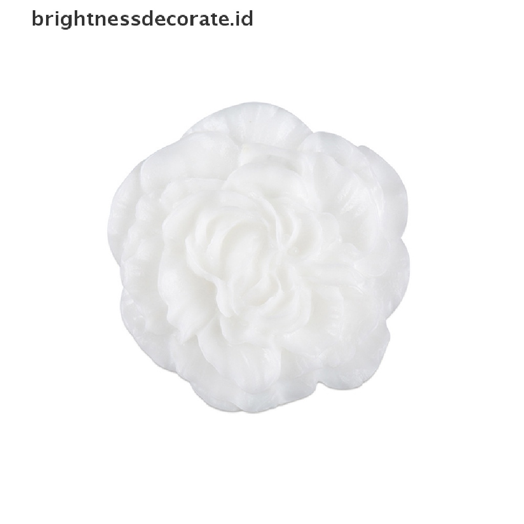 [Birth] Cetakan Silikon Bunga Peony Wedding Cupcake Topper Fondant Cake Decorag Tool [ID]