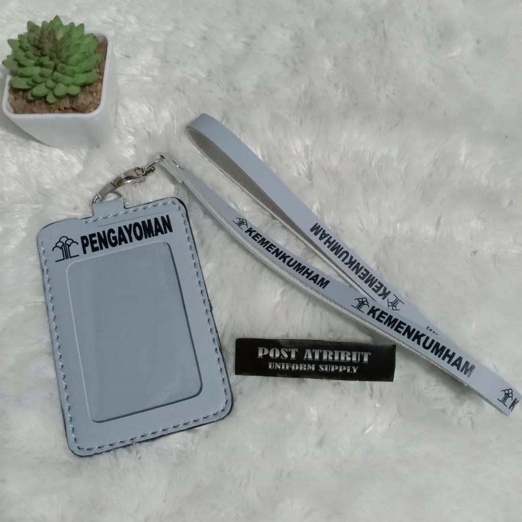 ID Card KEMENKUMHAM Lux Kulit / Tempat ID Card Pengayoman / Atribut Kumham/ Atribut Lapas