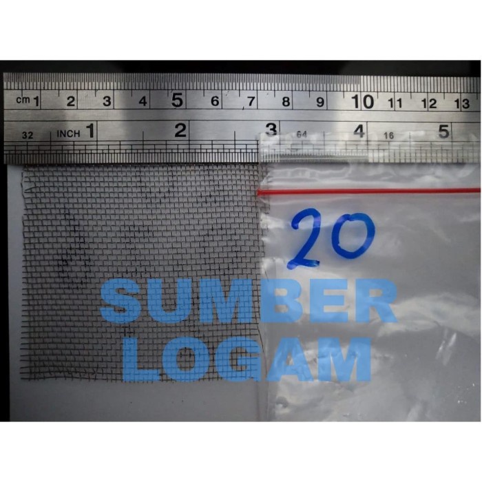 SARINGAN STAINLESS MESH 20 SUS 304 / FILTER / AYAKAN / WIREMESH