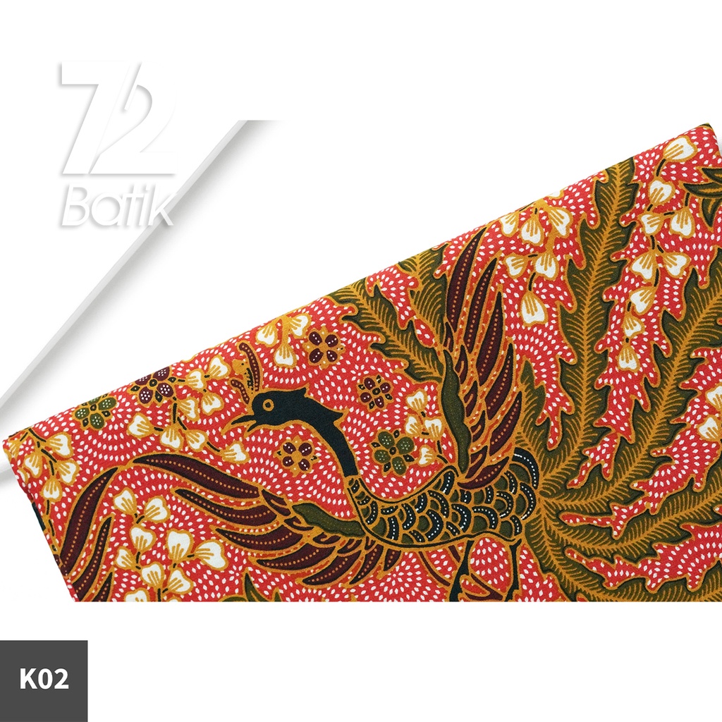 KAIN BATIK PREMIUM Bahan Katun Motif Burung Terbang Pink 722717 Cap 72 Jarik Jarit Samping Kebat Panjang Batik Katun Modern Premium Bahan Seragam Batik Pernikahan Kantor Keluarga Murah Kamen Jadi Batik Bali Lembaran