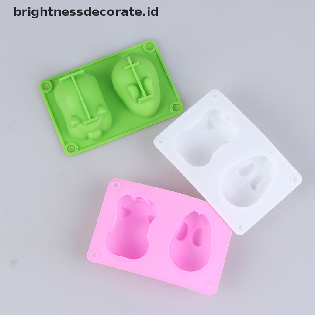 [Birth] Cetakan Silikon Kelinci Babi Non Stick Cute Pig rabbit Molds Coklat Fondant [ID]