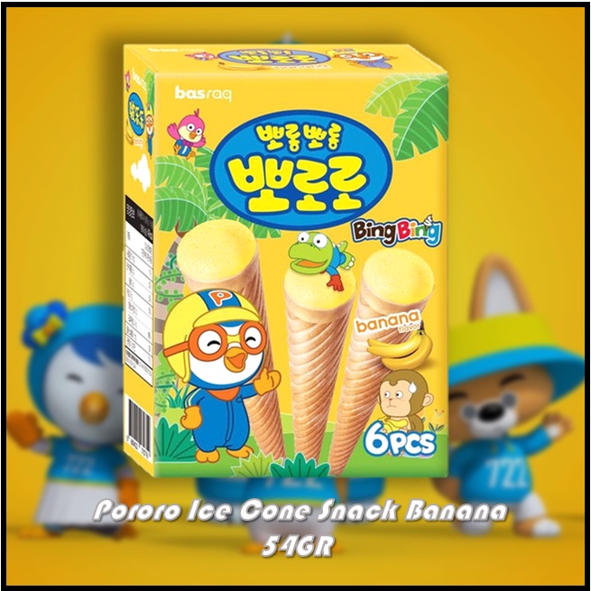 

Pororo Ice Cone Snack Banana 54GR