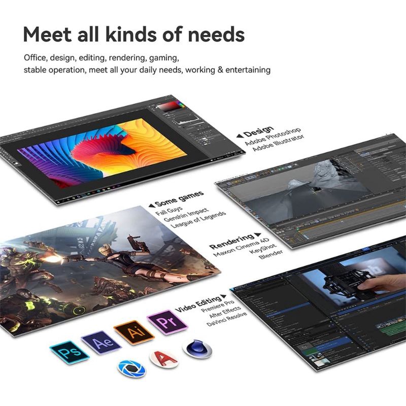 Mini PC Beelink SER6 PRO AMD Ryzen 7 6800H/7735HS 32/500GB Wifi Windows 11 Pro