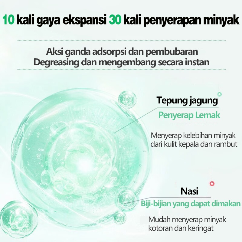 Dry Shampoo Spray 150 ML Semprotan Rambut kering untuk minyak rambut Kontrol rambut berminyak Fluffy hair NyamanTersedia untuk ibu hamil