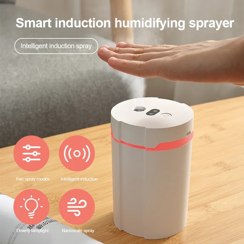 Air Humidifier Mini Smart Sprayer Sensor Otomatis Hand Sanitizer 280ML