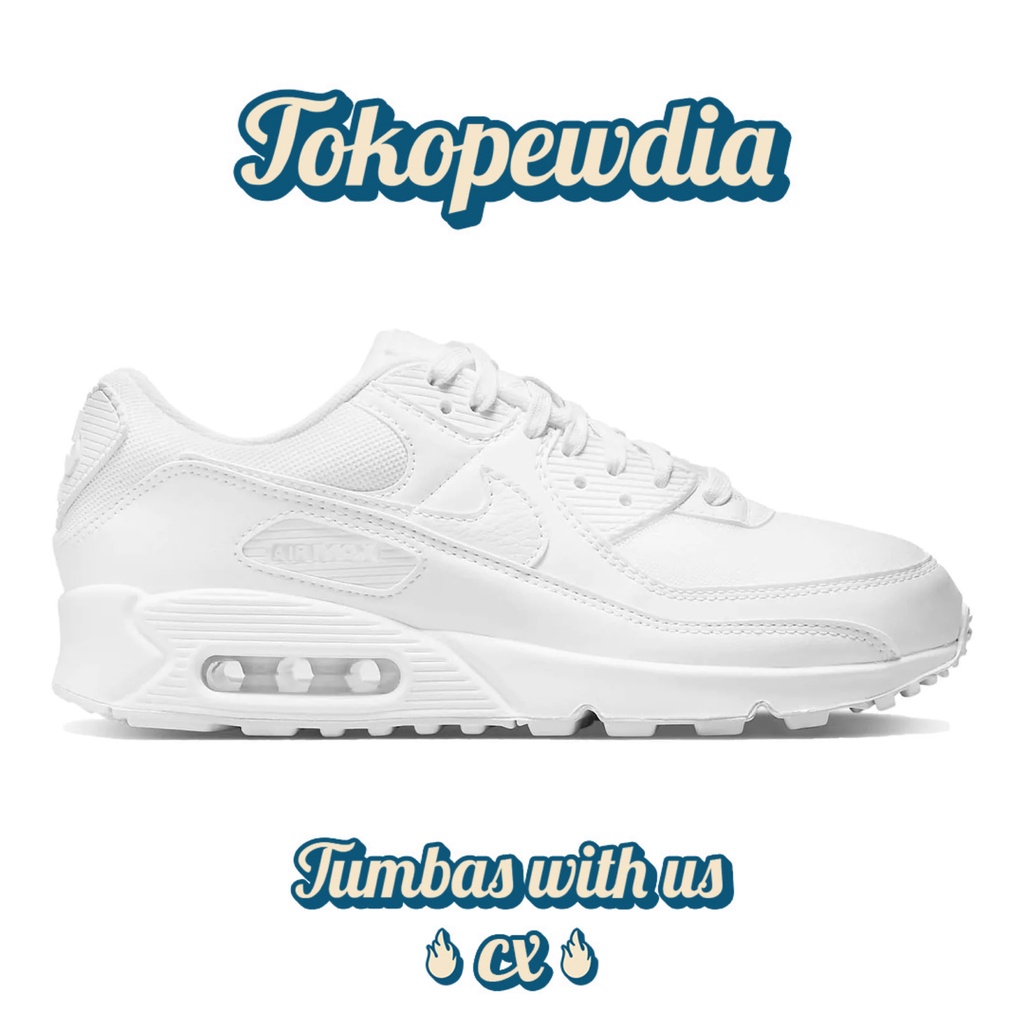 NIKE Air Max 90 Triple White Womens