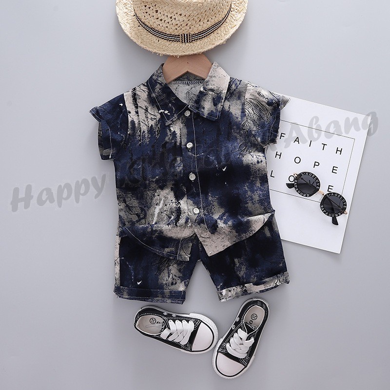 SETELAN KEMEJA ANAK LAKI-LAKI IMPORT / PAKAIAN ANAK LAKI-LAKI KEKINIAN / SETELAN BAJU ANAK MURAH BERKUALITAS