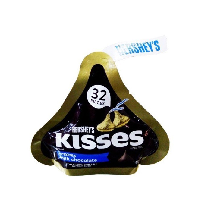 (Pack) Hershey's Kisses Milky Milk Chocolate Coklat  146Gr 146 Gr