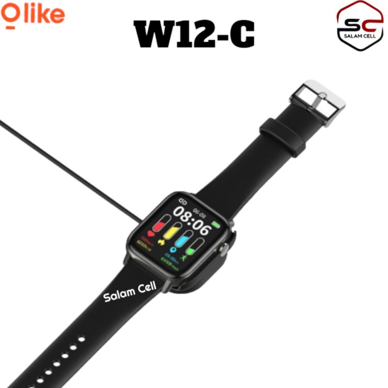 Smartwatch Olike W12C IP67 Standby 20Days 1,72&quot; Ogs Full fit Smartband