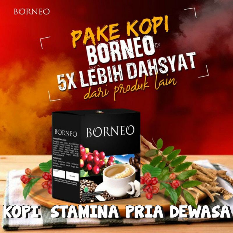 Kopi borneo/kopi stamina laki-laki/kopi tahan lama