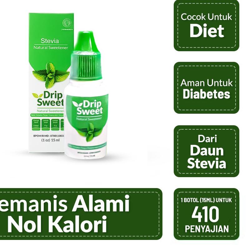 

♀ Drip Sweet 15 Ml Stevia Cair HALAL ☋