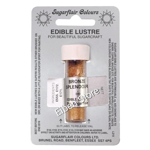 

Sugarflair Edible Lustre Color Bronze Splendour Btl-2gr