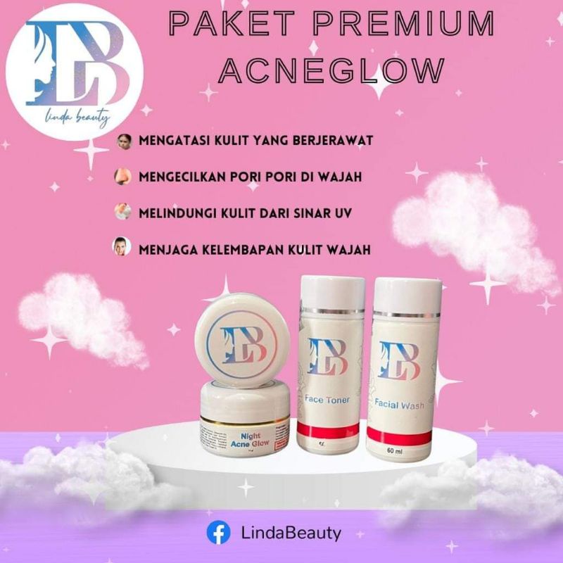 Cream linda beauty pemutih wajah/cream glowing/cream viral