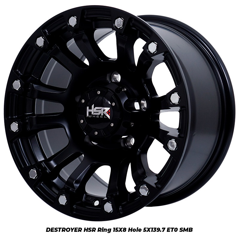 Velg Mobil DESTROYER HSR Ring. 15x8 Hole. 6x139,7 Et. 0 SMB