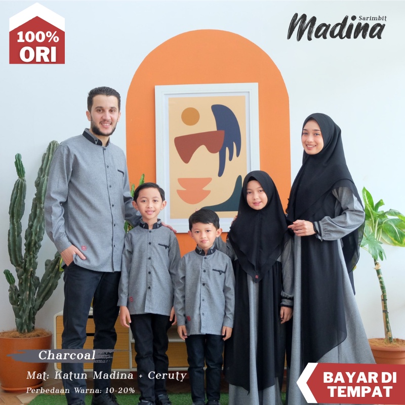 Sarimbit keluarga 2023 Lebaran Family set lebaran 2022 Gamis Couple Ibu Anak Pasangan Nibras Ori baj