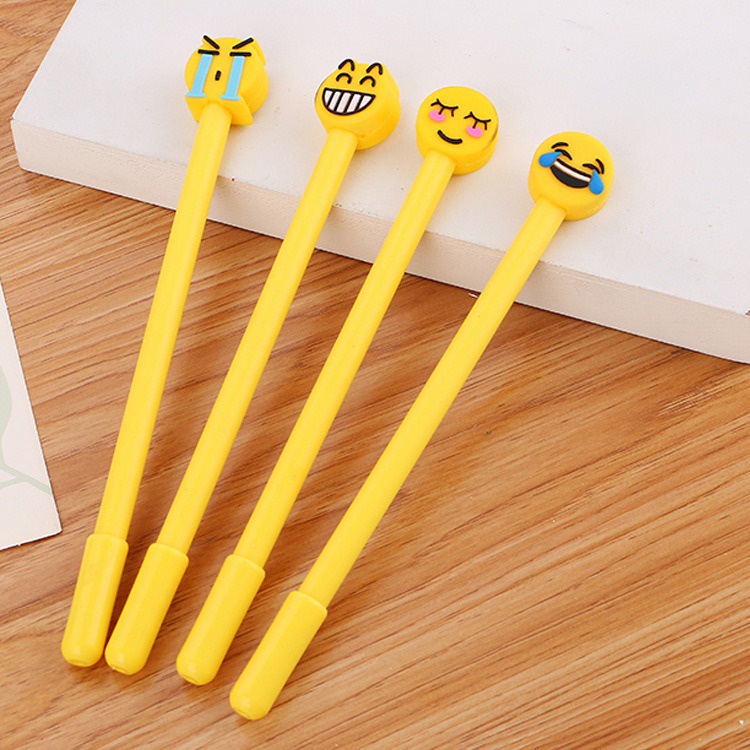 4pcs Pena Pen Pulpen Gel Set Tinta Cair Smile OSM-ST0156