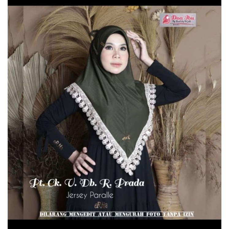 627 Jilbab Doa Ibu Pet tali blink Ck Renda Prada jersey Paralle/Hijab Doi jersey varale ori by Bunya
