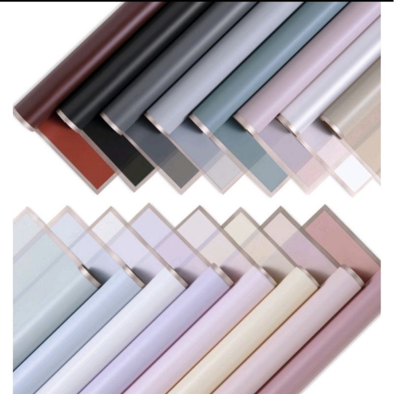 

(10 lembar) CELLOPHANE LIST GOLD FRAME / KERTAS BUNGA / FLOWER WRAP / TISSUE BUNGA