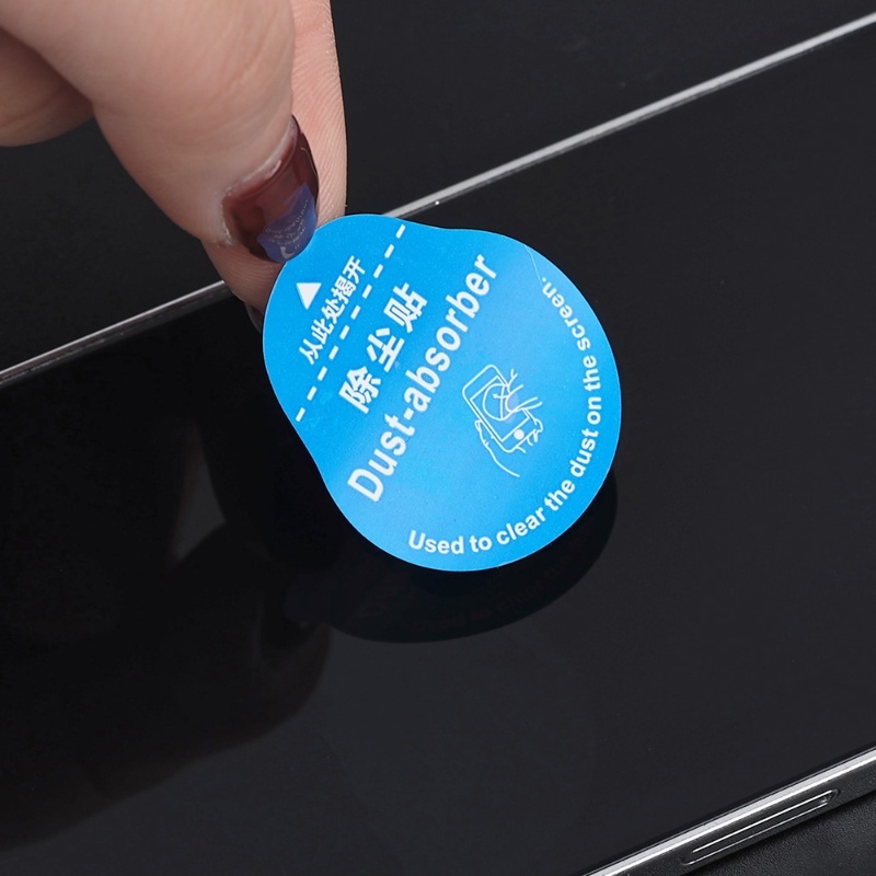 1/10pcs Kertas Penghilang Debu Untuk Ponsel Lensa Kamera LCD Watch Tempered Glass Screen Protector Cleaning Dedust Sticker