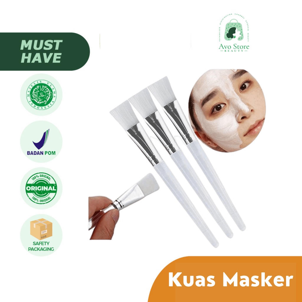 Kuas bening untuk masker/ brush masker