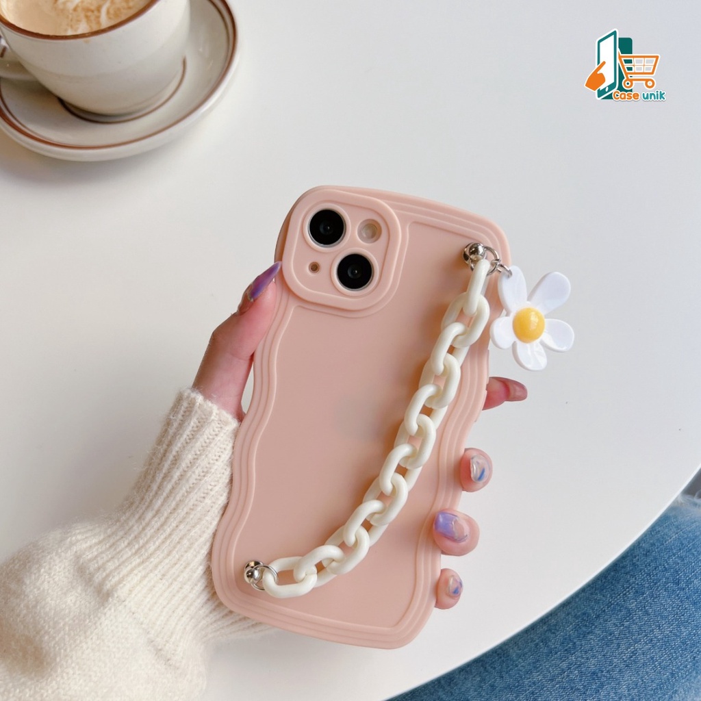 SOFTCASE WAVY WAVE GELOMBANG WARNA RANTAI FOR IPHONE 7 8 7+ 8+ X XS XR XS MAX CS5084