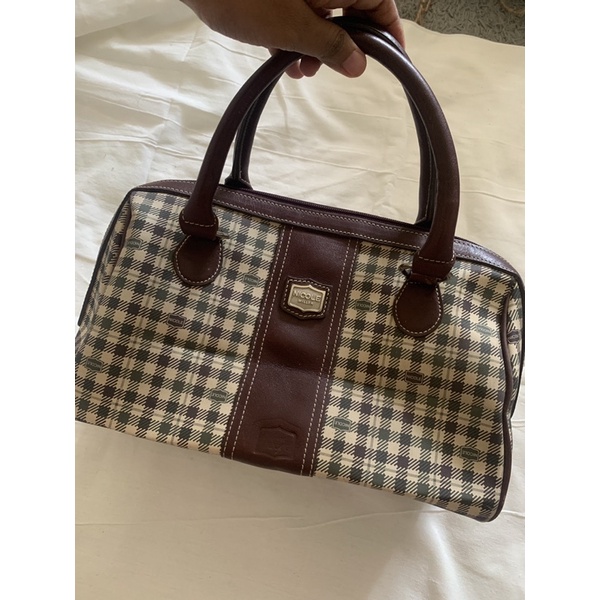 preloved nicole miller bowler handbag